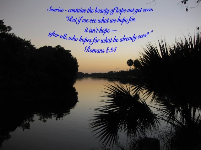 The Beauty of Hope Not Yet Seen