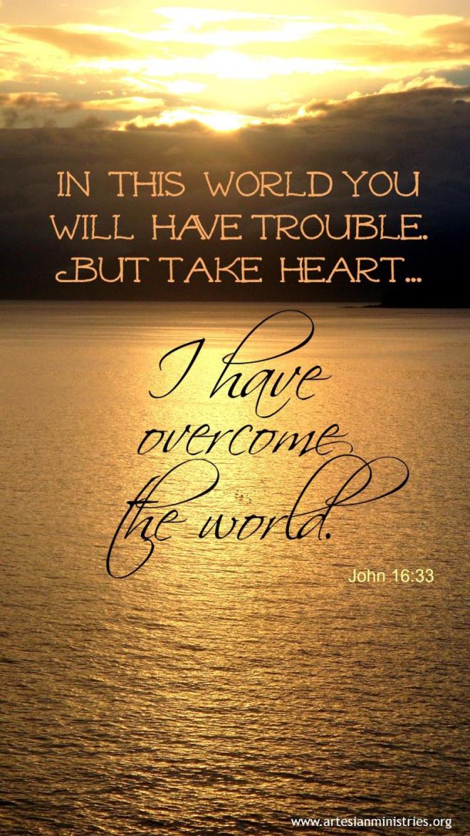 John 16-33 Alaskan Sunset